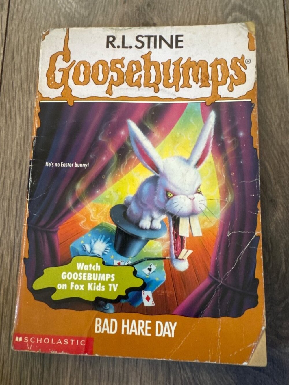 Goosebumps Bad Hare Day #41 By R.L. Stine Vintage Paperback 1996 Scholastic